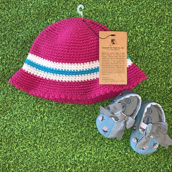 NWT Thai Craft Fair Trade Crochet Baby Hat - Picture 8 of 8